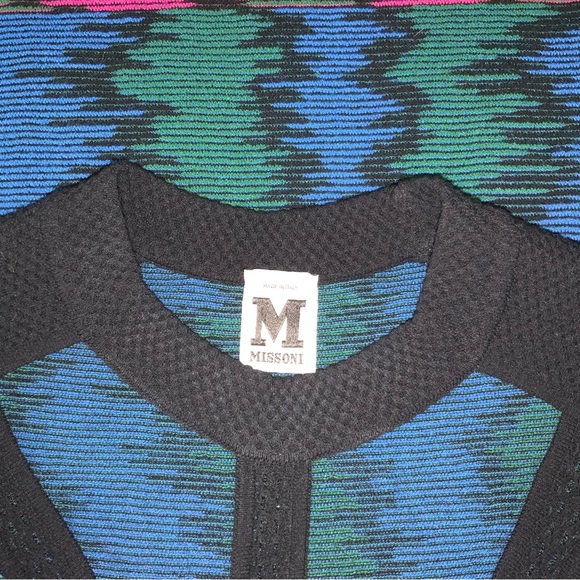 M Missoni Cut-out Knit Sleeveless Top Sz EU 38 - Picture 6 of 7